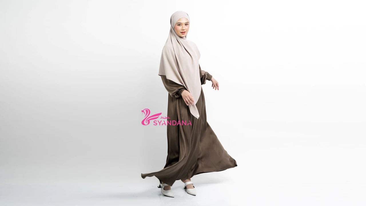 Pashmina Bandana Pashban Bahan Mazen Anti UV Hijab Premium dengan Look Flowy dan Ringan